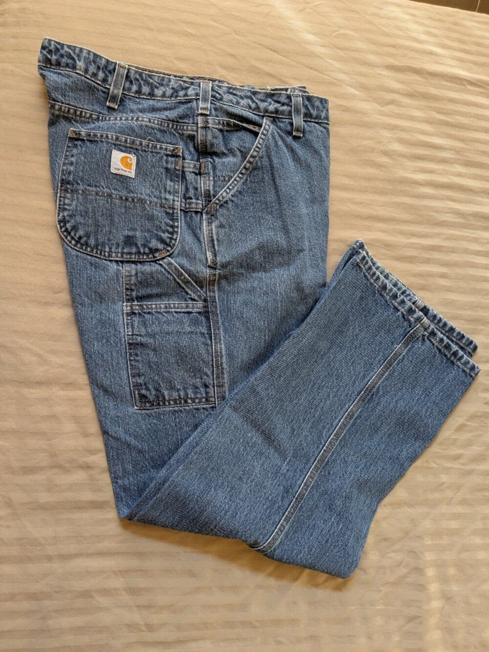 Carhartt Heavy Denim Carpenter Style Jeans Size 14